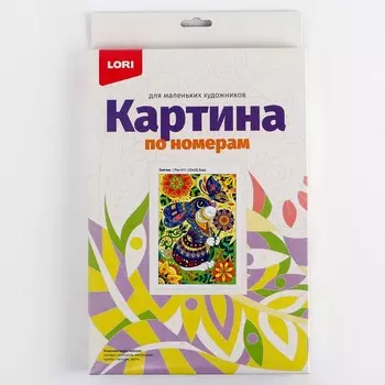 Картина по номерам для малышей «Зайчик»