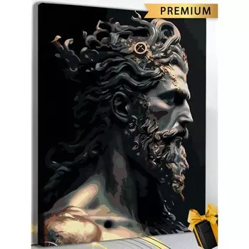 Картина по номерам «Греческий Бог: Зевс» 40 50 см