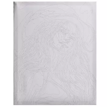 Картина по номерам на холсте с подрамником «Кукла в шляпе», 40 х 50 см