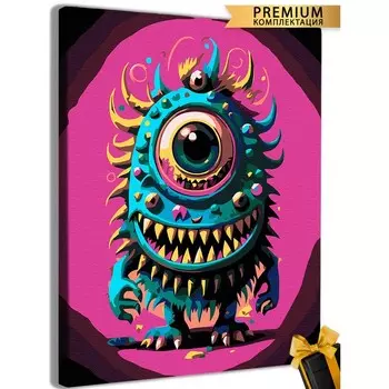 Картина по номерам «Монстр» 40 50 см