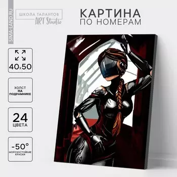 Картина по номерам на холсте с подрамником «Пластичная балерина», 40 х 50 см