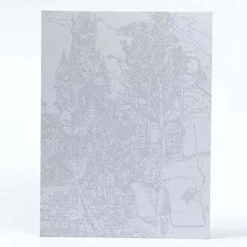 Картина по номерам на картоне 28,5 38 см «Ретро автомобиль»