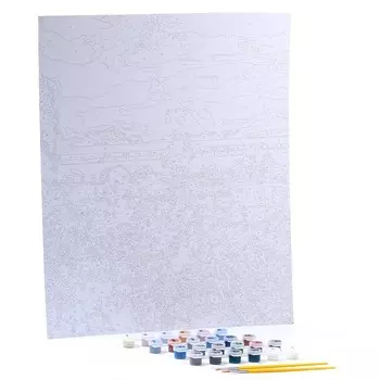 Картина по номерам на картоне 40 50 см «Летний день»