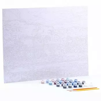 Картина по номерам на картоне 40 50 см «Утро в Монако»