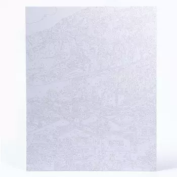 Картина по номерам на картоне 40 50 см «Горный курорт»