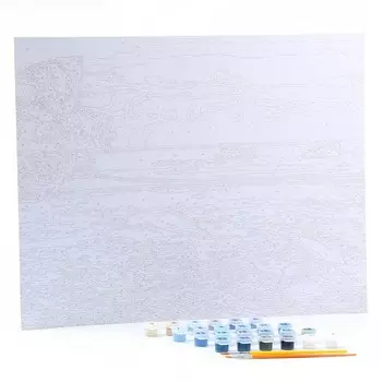 Картина по номерам на картоне 40 50 см «Морские красоты»