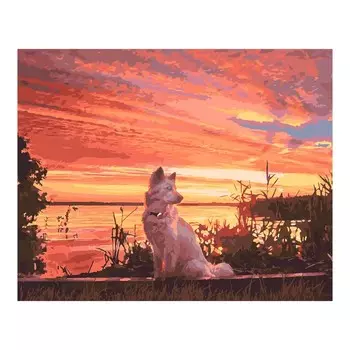 Картина по номерам на картоне 40 50 см «Вечерняя прогулка»