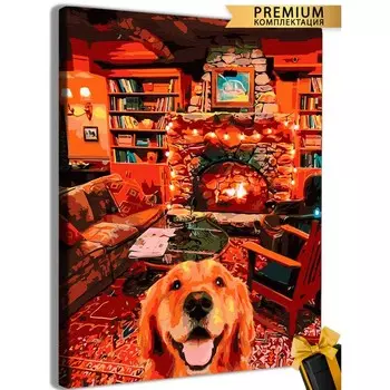 Картина по номерам «Новый год Рождество» 40 50 см