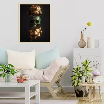 Картина по номерам с поталью 40 50 см «Неумолимое время» 18 цветов