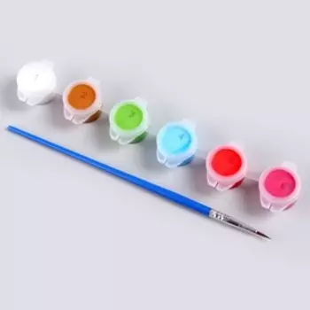 Картина по номерам для детей «Весёлый ёжик», 21 х 15 см