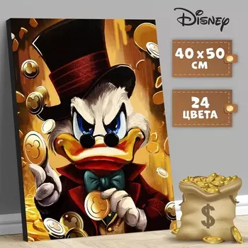 Картина по номерам на подрамнике «Скрудж» 3040 см, Микки Маус