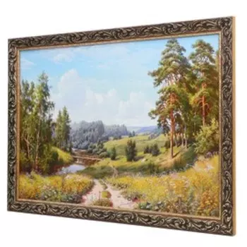 Картина "Полевая дорога" 57х77см