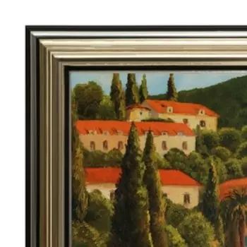 Картина "Причал" 33х70 (37х70) см