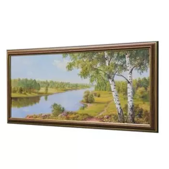 Картина "Речка" 23х53 см