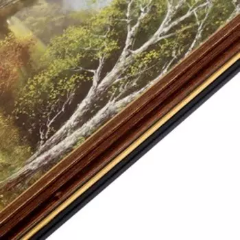 Картина "Речка" 35х28 (38х31) см