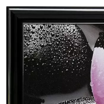 Картина "Розовая орхидея" 25х25(28х28) см