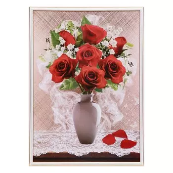 Картина "Розы" 50х70(53х73) см