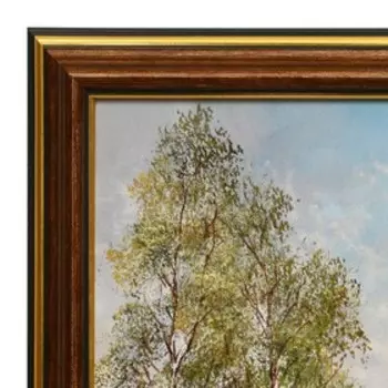 Картина "Тропинка к дому" 35х28 (38х31) см