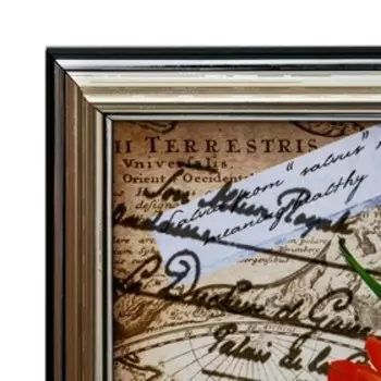 Картина "Вазы с тюльпанами ассорти" 38х103 см