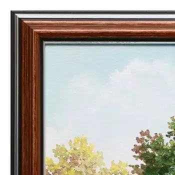 Картина "Вечернее озеро" 50х70(53х73) см