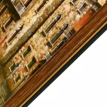 Картина "Венецианский канал" 20х50 см (53х23см)