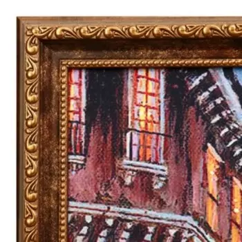 Картина велюр "Бродвей" 70х70 (73х73)см