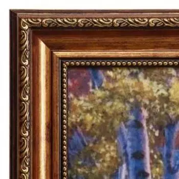 Картина велюр "Домик лесника" 100х70 (107х77) см