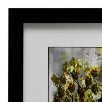 Картина "Жёлтое дерево" 35х35(39х39) см