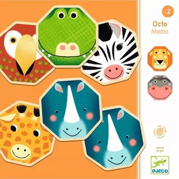 Карточная игра-мемори Djeco «Мордочки»