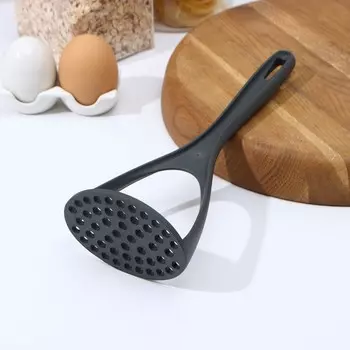 Картофелемялка, 25 см, цвет серый