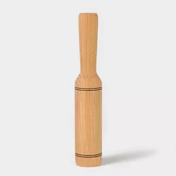 Картофелемялка - толкушка деревянная Adelica «Для Профи», 23,3 см, бук