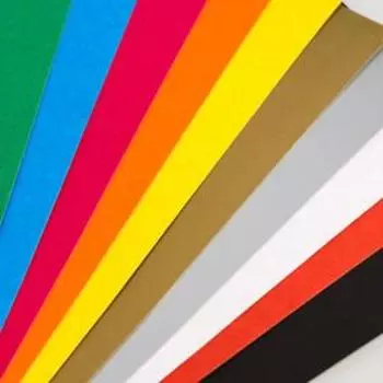 Картон цветной, А4, 10 листов, 10 цветов, немелованный, односторонний, в папке, 220 г/м, Смешарики