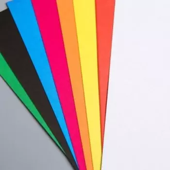 Цветной картон, А4, 8 листов, 8 цветов, немелованный, односторонний, в папке, 220 г/м, «Маша и медведь»