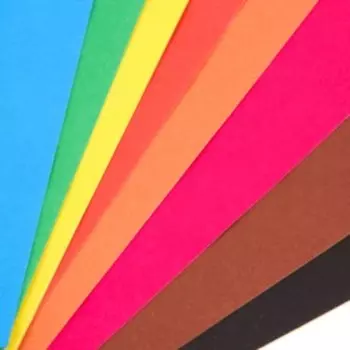 Картон цветной, А4, 8 листов, 8 цветов, немелованный, односторонний, в папке, 220 г/м, Коты Аристократы