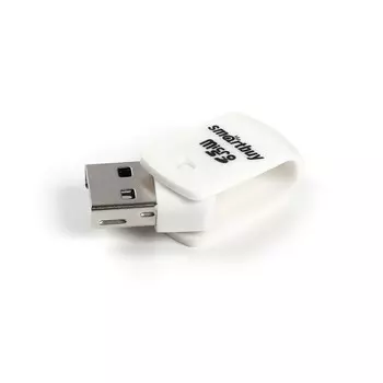 Картридер Smartbuy 706, MicroSD, белый