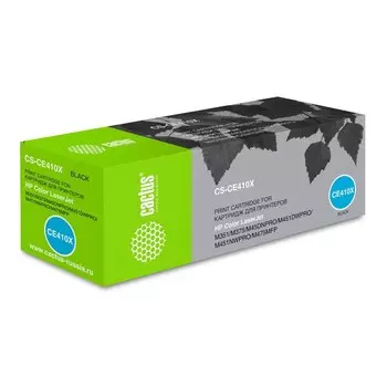 Картридж Cactus CS-CE410X CE410X, для HP CLJ Pro 300/M351/M451/M375/M475, 4000 страниц, цвет чёрный