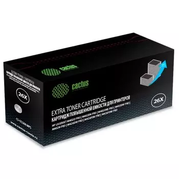 Картридж Cactus CS-CF226X-MPS CF226XX, для HP LJ M402d/M402n/M426dw, 12000 страниц, цвет чёрный