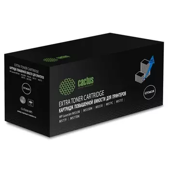 Картридж Cactus CS-CF363X-MPS CF363XX, для HP CLJ M552dn/M553dn/M553N, 18000 страниц, цвет пурпурный