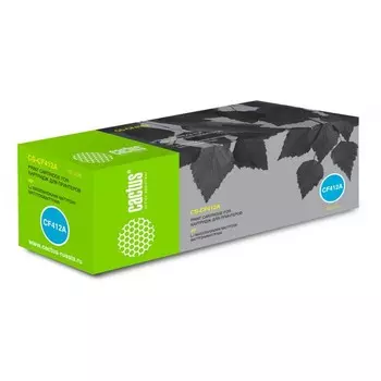 Картридж Cactus CS-CF412A CF412A, для HP LJ M452DW/DN/NW M477FDW/M477FDN, 2300 страниц, цвет жёлтый