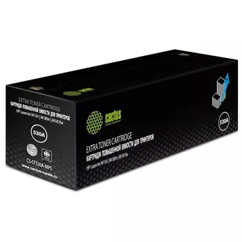 Картридж Cactus CS-CF530A-MPS CF530X, для HP LaserJet M154/M180n/M181fw, 3300 страниц, цвет чёрный