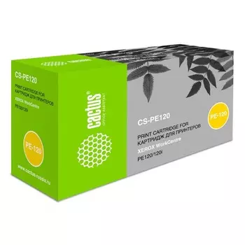 Картридж Cactus CS-PE120 013R00606 для Xerox Work Centre pe120/pe120i (5000k), черный