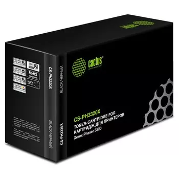 Картридж Cactus CS-PH3320X 106R02306 для Xerox Phaser 3320 (11000k), черный
