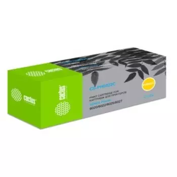 Картридж Cactus CS-PH6022C 106R02760 Cyan для Xerox Phaser 6020/6022 (1000k), голубой