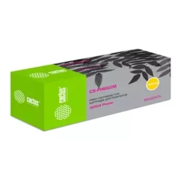Картридж Cactus CS-PH6022M 106R02761 Magenta для Xerox Phaser 6020 (1000k), пурпурный