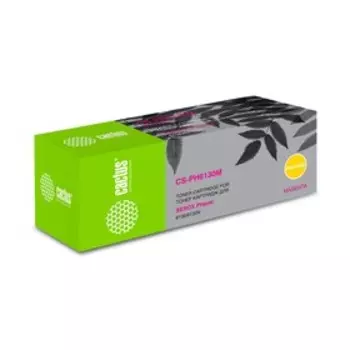 Картридж Cactus CS-PH6130M 106R01283 Magenta для Xerox Phaser 6130 (1900k), пурпурный