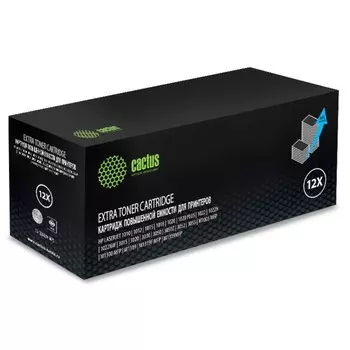 Картридж Cactus CS-Q2612X-MPS Q2612X, для HP LJ 1010/1012/1015/1018/1020, 3000 страниц, цвет чёрный