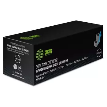 Картридж Cactus CS-TK1200-MPS TK-1200X, для Kyocera Ecosys P2335d/P2335dn, 11000стр, чёрный 939349