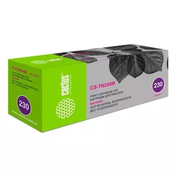 Картридж Cactus CS-TN230M TN-230M, (HL-3040/DCP-9010/MFC-9120/9320), для Brother, пурпурный 937248
