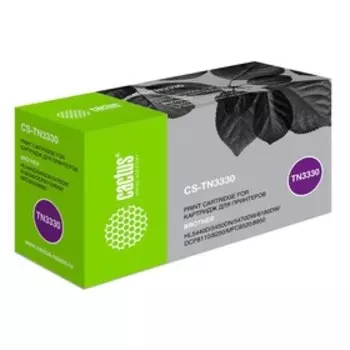 Картридж Cactus CS-TN3330 TN-3330, (HL-5440D/5450DN/8250/MFC-8520/8950), для Brother, чёрный 93724