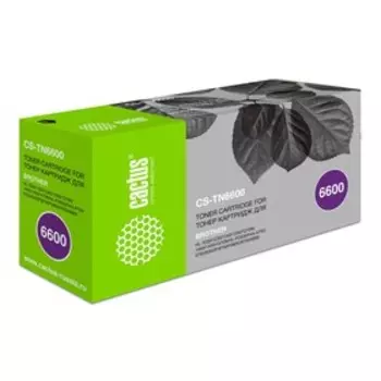 Картридж Cactus CS-TN6600 TN-6600, (HL-1030/1230/1240/1270N/1440/1450), для Brother, чёрный 937250